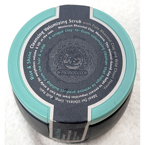 NEW Tweak’d by Nature Rise & Shine Volumizing Cleansing Scrub 8 oz Rhassoul Clay - Picture 3 of 4